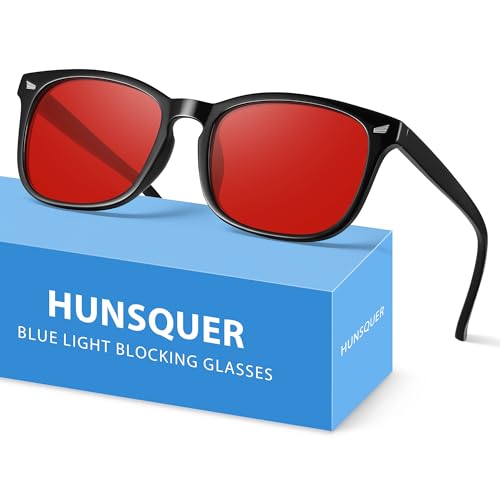 Image of hunsquer Blue Light Glasses for Woman /Men Computer Blue Light Glasses