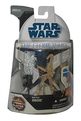 Hasbro Star Wars Clone Wars Animated Battle Droid First Day of Issue Figure No. 7