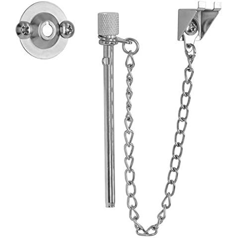 Ram-Pro Extra Long 3-1/2" Window Security Guard Pin Lock Set for Sliding Doors & Windows Cover