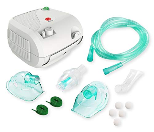 Compact Electronic Cool Mist Generating Compressor with Travel Bag, Tabletop Design