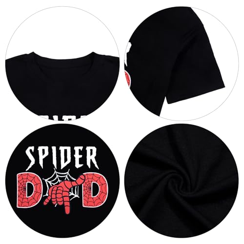 Web Hero Mom Dad Kids Shirt Family Matching Tshirt Funny Graphic Tee Comic Vacation Birthday Short Sleeve Top4