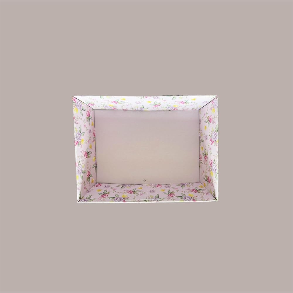 Lucgel Vassoio Cesto Conico Floreale per Confezionamento Prodotti Enogastronomici 40x30H115 cm - 10 Pezzi -