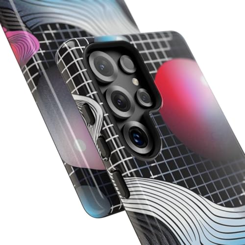 Coque Samsung S25 Ultra paysage géométrique abstrait multicolore rigide - 2