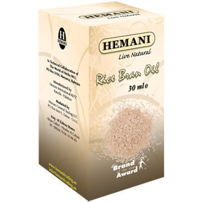 Hemani Rice Bran Oil, 30 ml