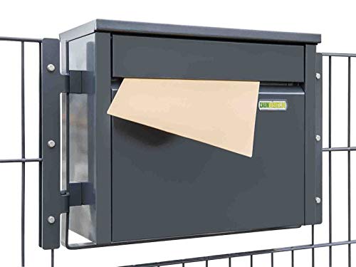 Zaundirekt Großer Zaunbriefkasten aus Edelstahl - Piazza...