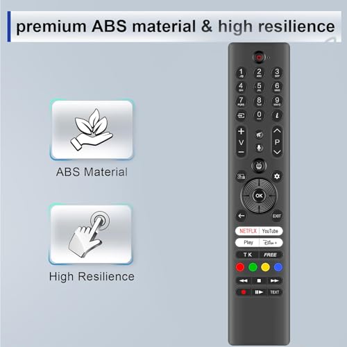 Télécommande de rechange VINABTY RC45165T pour réparer une commande TV en panne - 5