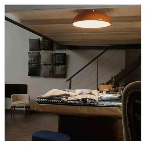 Plafonnier Bauhaus orange en LED froid pour sublimer votre table de restaurant