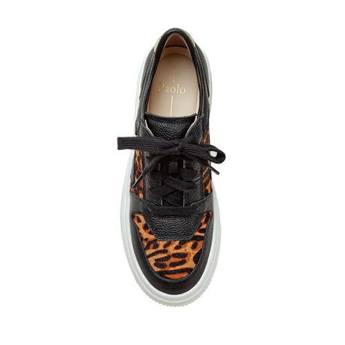 Linea Paolo - Gains - Womens Lace-Up Light Weight Leather Platform Sneakers2