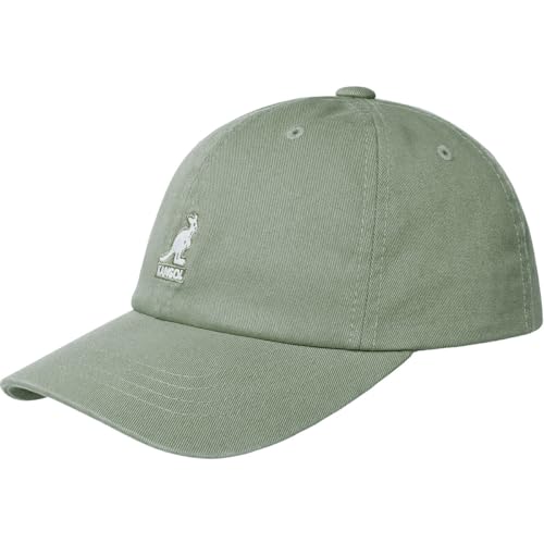 Image of Kangol Washed Baseball - Oil Green /1SFM