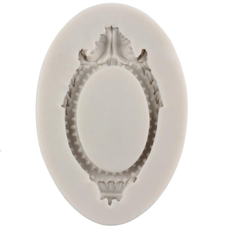 RFGHAC Lot De 4 Moules En Silicone Avec Cadre Photo Camée Lady