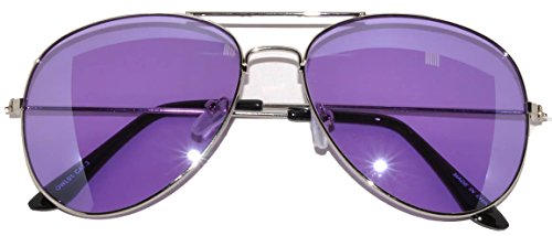 Image of OWL Aviator Pilot Sunglasses for Women and Men Size Medium Gold, Black, Silver, Bronze, Colorful Metal Frame