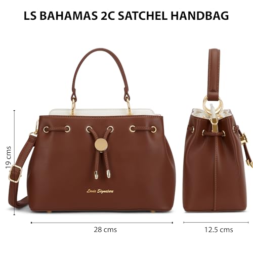 Image of Lavie Signature Women's Bahamas Satchel Bag | Satchel Handbag for Work | Ladies Purse | Stylish Shoulder Bag | Gift for Women