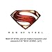 Logovision Superman Man of Steel Large Shield Stainless Steel Tumbler 20 oz Coffee Travel Mug/Cup, Vacuum Insulated & Double Wall with Leakproof Sliding Lid | Great for Hot Drinks and Cold Beverages