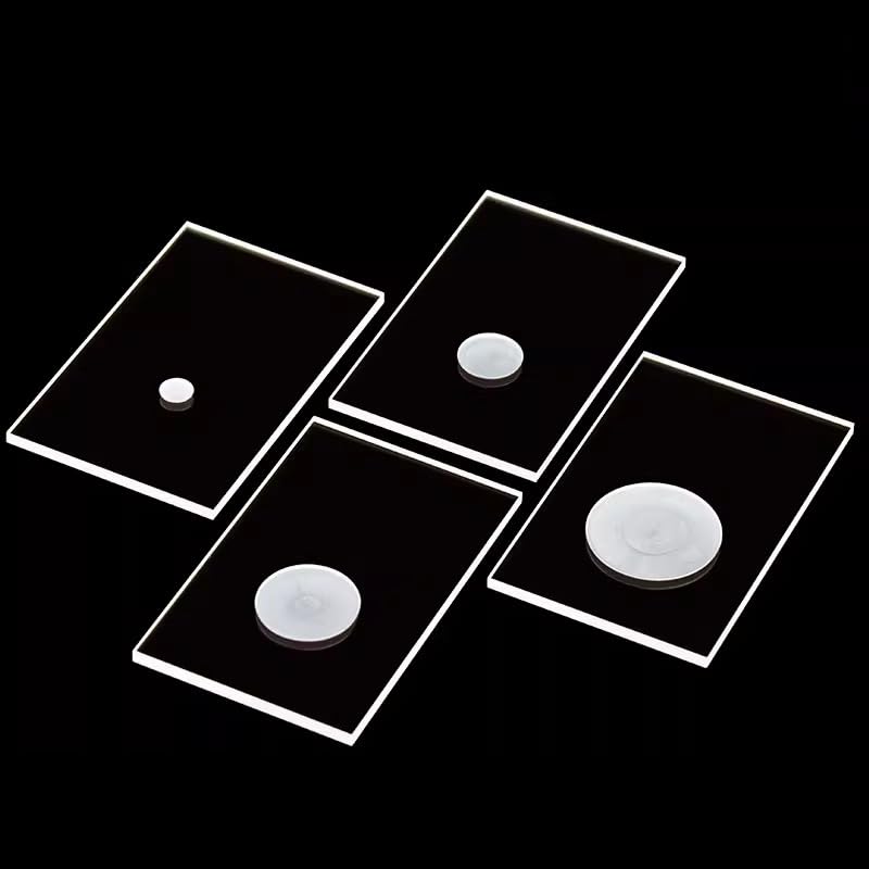 XRD Sample Holder with Groove, Compatible with Bruker Shimadzu Panalytical Rigaku Systems, Glass or Quartz Sample Slide for X-Ray Diffraction Testing (Rigaku50x35x1.6 sq groove20)
