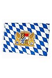 Mit dieser bayerischen Flagge setzt du klar ein Statement, für welches Bundesland dein Herz schlägt.