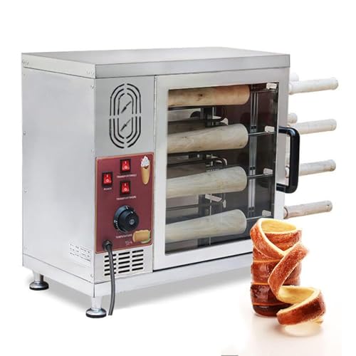 Commercial Chimney Cake Machine Oven, 3200W Electric Ice Cream Cone ...