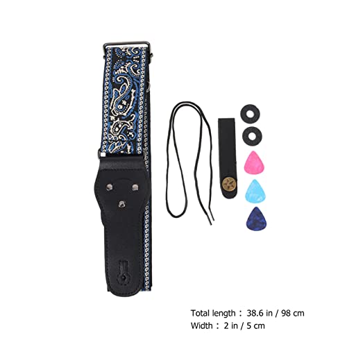 Vaguelly Sangle de Guitare Réglable Style Bohême Large Bandoulière de Guitare Sangle Ukulélé Médiators Sangle de Cou… - Les Beatles, Paul McCartney, John Lennon, RIngo Starr, George Harrison Vaguelly Sangle de Guitare Réglable Style Bohême Large Bandoulière de Guitare Sangle Ukulélé Médiators Sangle de Cou… – Image 3