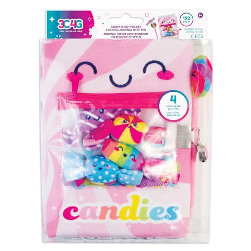 Journal de poche en peluche 3C4G, le cadeau idéal dès 6 ans