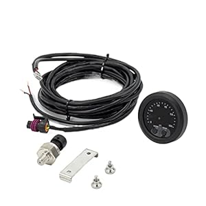 Sun MS Universele 52mm Auto Elektronische Oliedrukmeter Ultradunne Met 1/8 Npt Sensor Olie Druk Meter Rode Display…