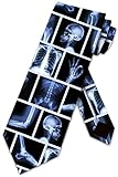 Three Rooker Xray Ties Men's Medical Neckties Doctor Tie