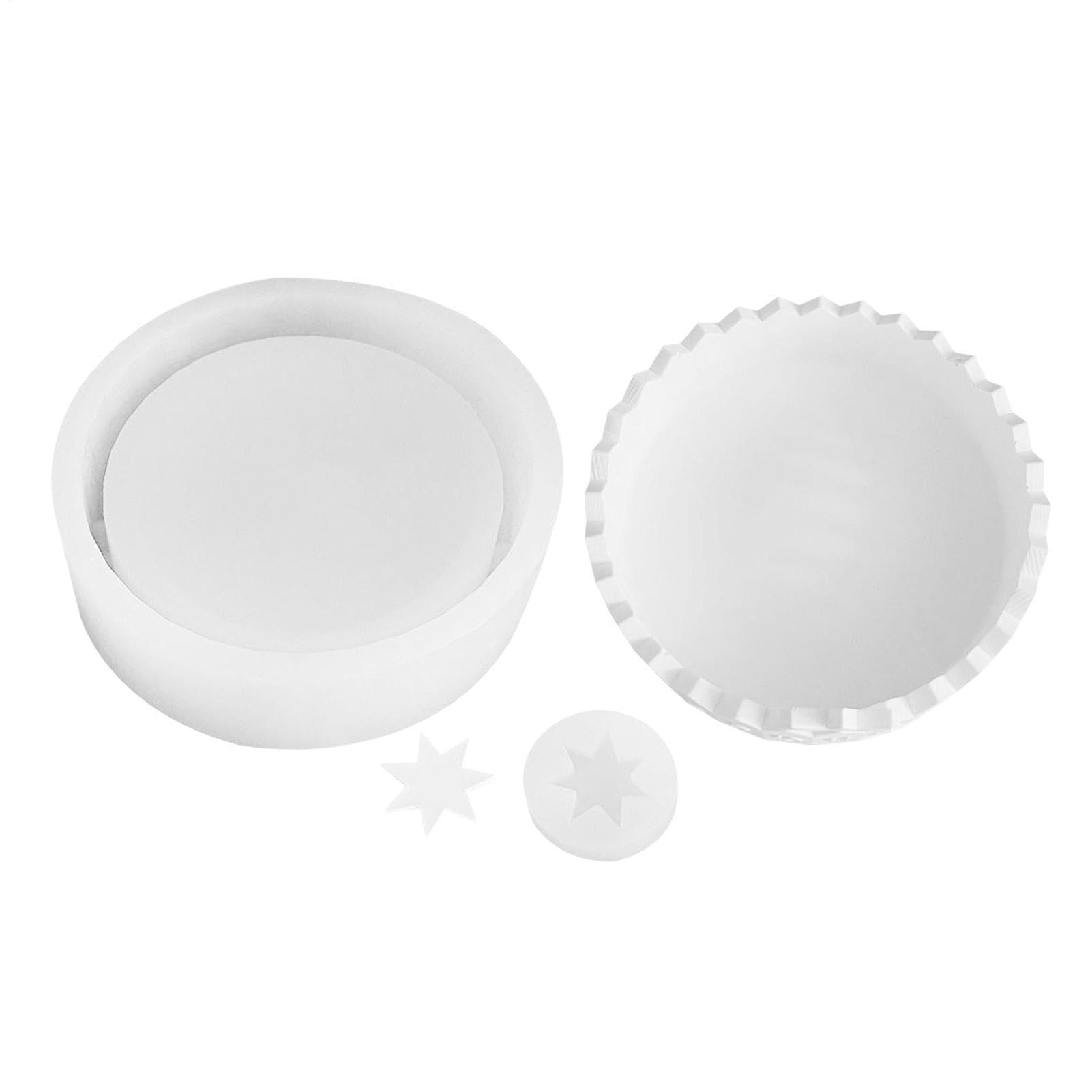 Weihnachts-Silikonformen Einfach Entformen, Antihaft, Wiederverwendbar, | Runde Tablettform Harz Weihnachten Für Wachs Epoxid Ornamente Heimdekoration Party Geburtstag Feiertag