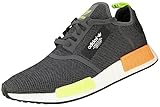  adidas NMD R1 Herren Schuhe Freizeit Sneaker (Grey Five/Core Black/Cloud White, Fraction_45_and_1_Third)