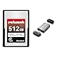 Pergear Standardserie 512GB CFexpress Typ A-Speicherkarte, bis zu 800 MB/s Lesegeschwindigkeit und 780 MB/s Schreibgeschwindigkeit für 4K 120P, 8K 30P-Aufnahme(mit Kartenleser) für Alpha & FX-Kamera