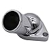 YUCHENSHLP 45 Degree Chrome Water Neck Thermostat Housing Fits for Chevy V8 5.7L 350 454 Small Big Block