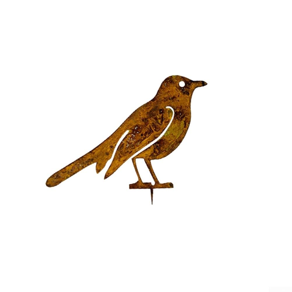 Vogel tuinvormen van cortenstaal | Stalen Design