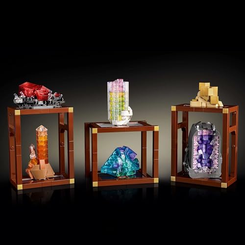 Image of LEGO Ideas Mineral Collection, Crystal Display Shelves, Living Room Decor 21362 - Building Blocks Set for Adults -Age 18+