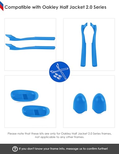 Image of BLAZERBUCK Replacement Sock Kits Earsocks & Nosepieces for Oakley Half Jacket 2.0 XL Sunglass