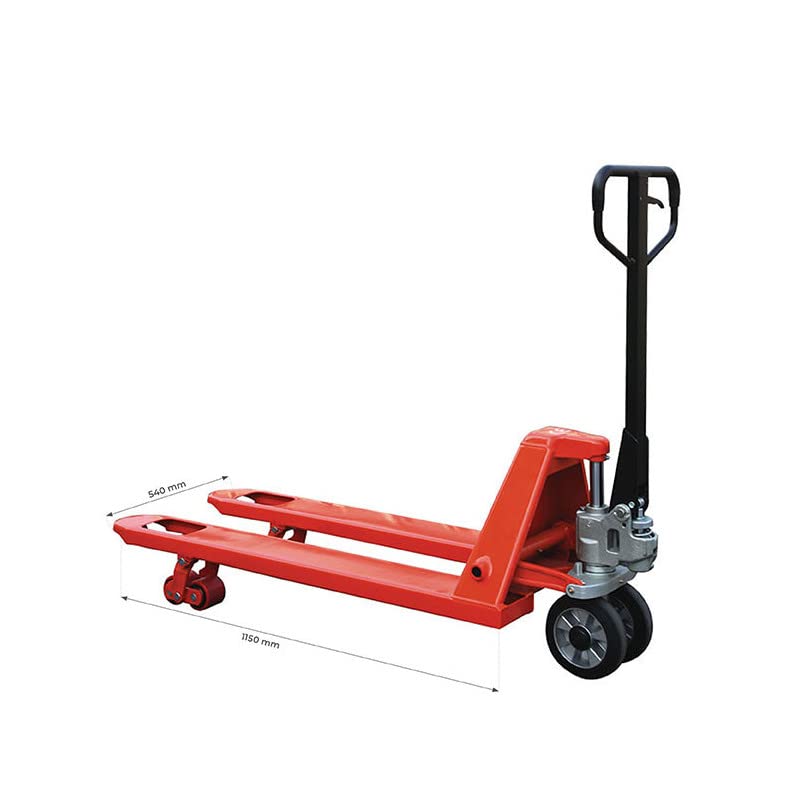 Transpalette manuel AC25QL/CBV levée rapide premium 2.5T roues caoutchouc et boggies polyuréthane Stockman
