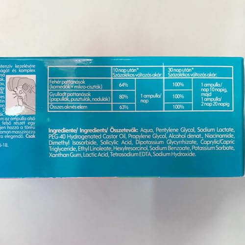 Miniatura 8 de Suero Facial Anti Acné Con Ácido Salicílico Y Niacinamida, Seborregulador, Antiinflamatorio, Corrector De Manchas, Tratamiento Intensivo Para Granos, 10 Ampollas X 2ml, Gerovital Stop Acnee