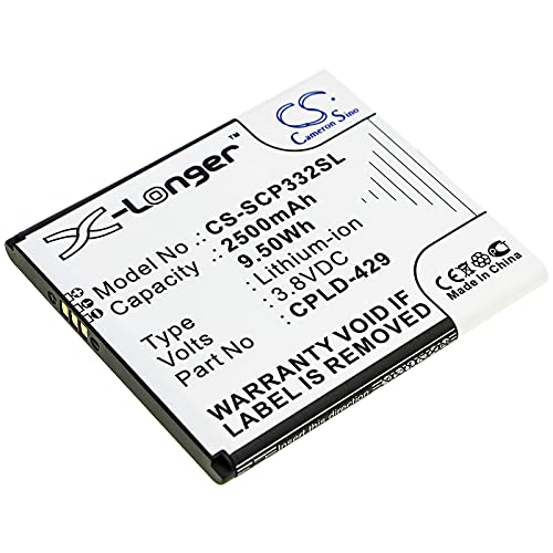 SPANN Battery Replacement for Coolpad CP332A, Surf WiFi Hotspot 4G, Part No: CPLD-429 3.8V