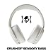 Skullcandy Crusher ANC 2 Wireless Over-Ear Bluetooth Headphones with Extra USB-C Charging Cable, Multi-Sensory Bass, Active Noise Cancelling, 60 Hours Battery, Microphone iPhone Android - Bone