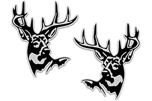 Deer Buck Head Vinyl Decal for Trucks