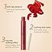 QiBest 12Pcs Matte Liquid Lipstick Set for Girls & Women, 24 Hours Long Lasting Waterproof Nude Dark Red Lip Gloss Valentine Gift Makeup Kit, Non-Stick Cup Mate Duracion 24 Horas Originales Lip Stains