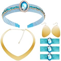 Sequin Headband and Necklace Set