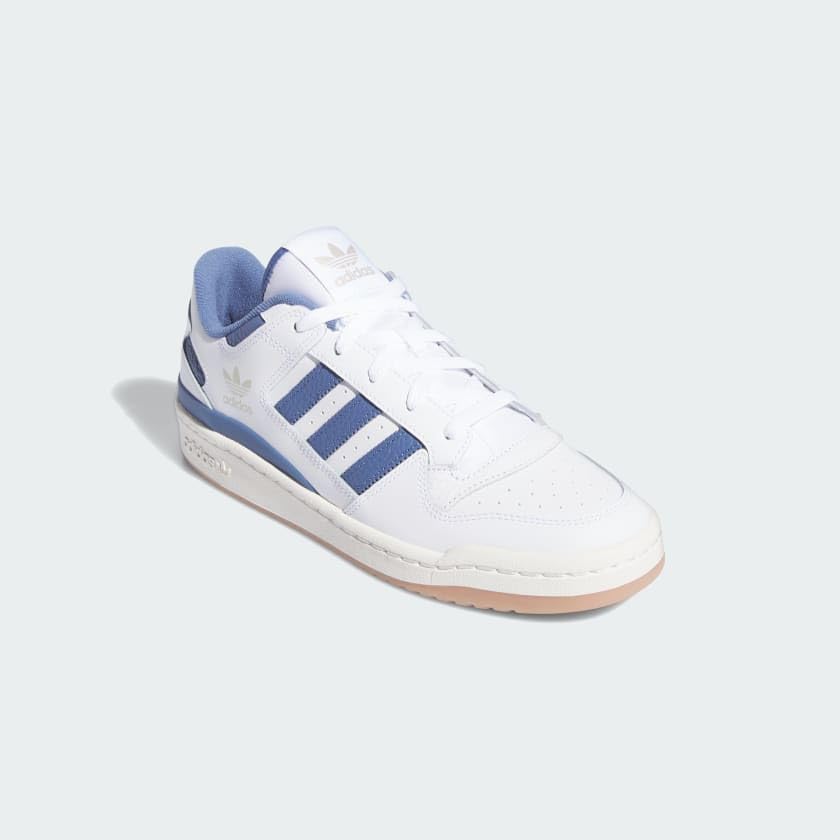 adidas Originals Men's Forum Low CL Shoes, Cloud White/Crew Blue/Cloud White, US 13 M