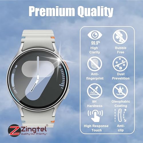 Image of 3 Pack Screen Protector Compatible With Casio Enticer MTP-1374D-1AVDF (A832) Analog Watch 9H Hardness Fiber Tempered Glass Screen Guard