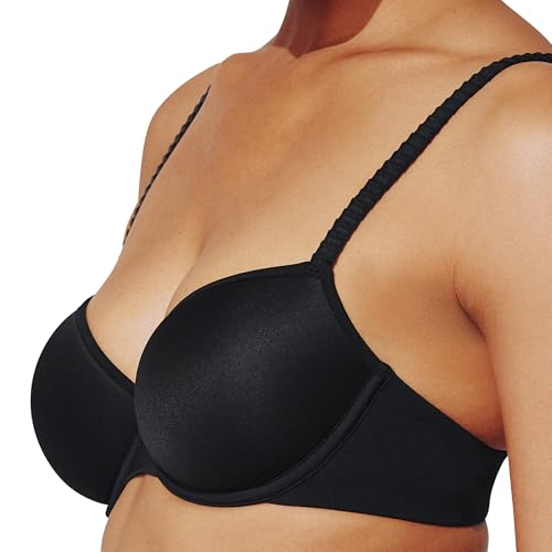 ThirdLove Classic T Shirt Bra, Tshirt Bras for Women, Everyday T-Shirt Comfort Bra, Smoothing for No-Show Lines, Underwire Support, Bras for Women Black3
