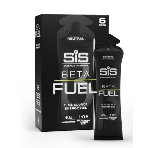 Science in Sport BETA Fuel Gels, Sin Sabor, 6 x 60ml