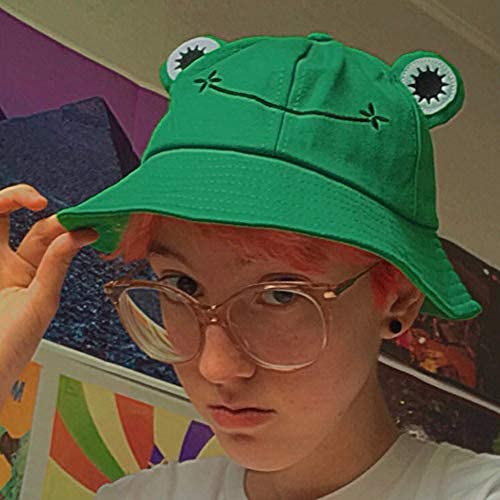 DAYUANDIAN Cute Frog Bucket Hat 