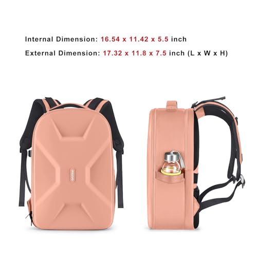 Image of MOSISO Camera Backpack, Photography Camera Bag 15-16 inch Waterproof Hardshell Case with Tripod Holder&Laptop Compartment