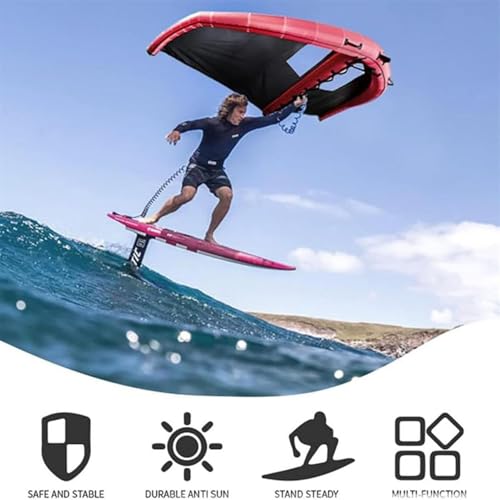 Planche de surf gonflable avec fenetre transparente de 5m2 pour le kitesurf - 7