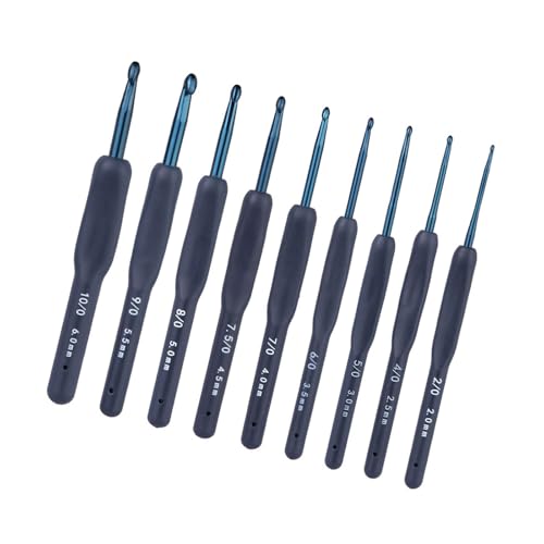 Aiguilles à crochet ergonomiques kit complet mercerie loisirs créatifs