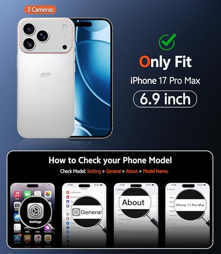Image of FNTCASE for iPhone 2026 Pro-Max Case / 17 Pro Max Case Fit for Magsafe