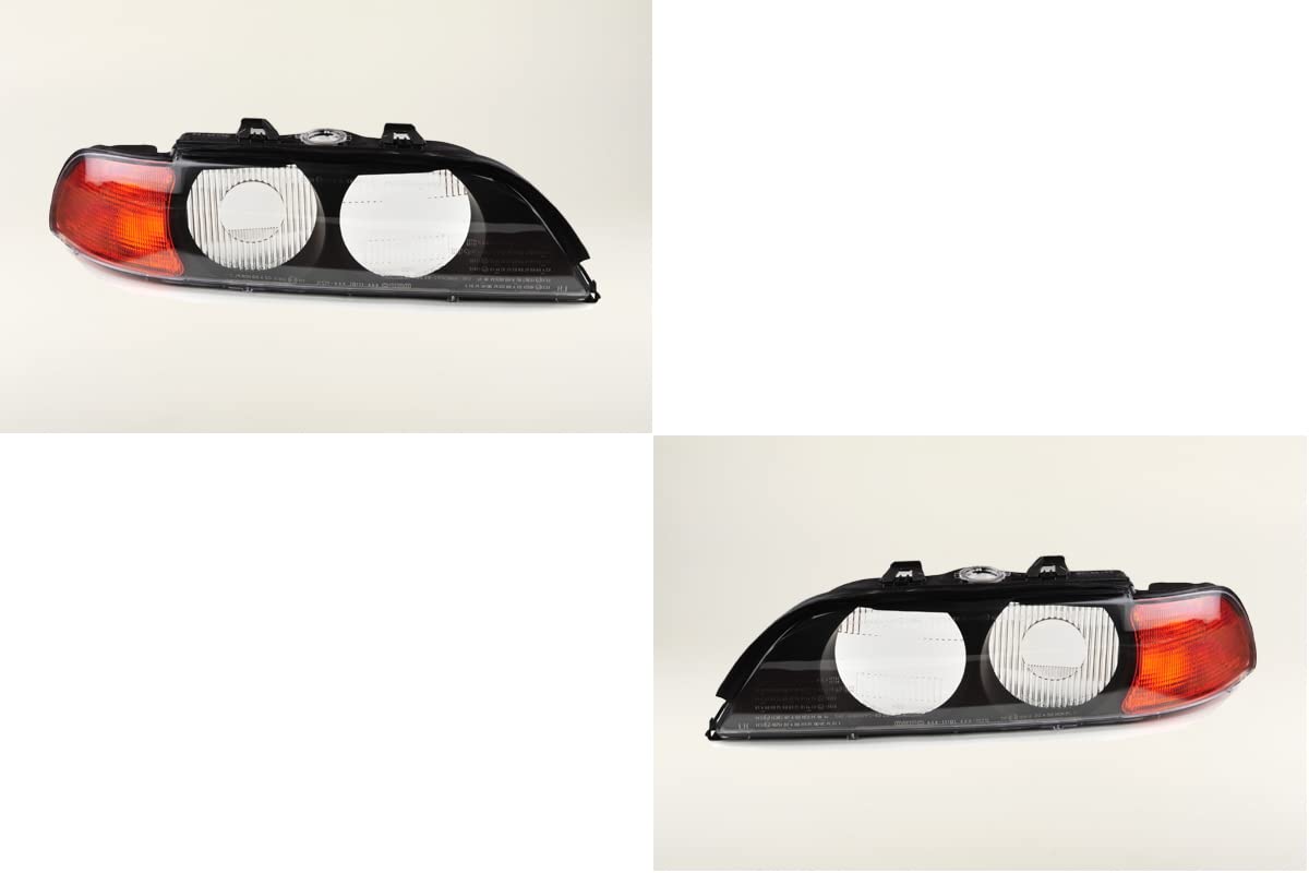 Johns, Scheinwerfer Glas Hauptscheinwerfer passend für BMW 5er E39 95-00 vorne Satz LR