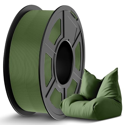 Image of TECBEARS PETG Filament 1.75mm 1KG, 3D Printer Filament PETG, Strong Toughness, 1KG(330M) Filament High Precision, Dimensional Accuracy ±0.02mm,Olive Green