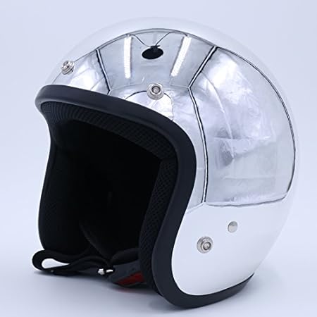 Amazon Flying Horse バイクヘルメット ハーフヘルメット 半キャップ ジェットヘルメット シルバー 男女兼用 インナー バイザー サイズ選択可能 かっこいい おしゃれ オリジナルデザイン シルバーヘルメットおすすめ Xxl 61 62cm ジェット 車 バイク Amazon Flying Horse バイクヘルメット ハーフヘルメット 半キャップ ジェットヘルメット シルバー 男女兼用 インナー バイザー サイズ選択可能 かっこいい おしゃれ オリジナルデザイン シルバーヘルメットおすすめ Xxl 61 62cm ジェット 車 バイク
